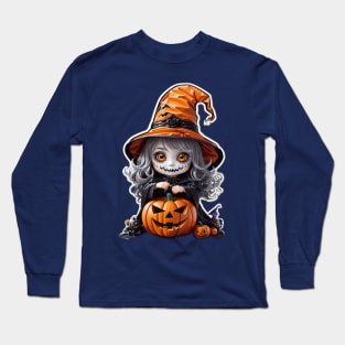 helloween girl Long Sleeve T-Shirt